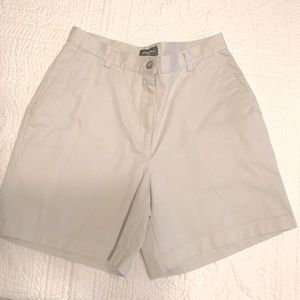 NWOT Eddie Bauer Traditional Cotton Khaki Shorts